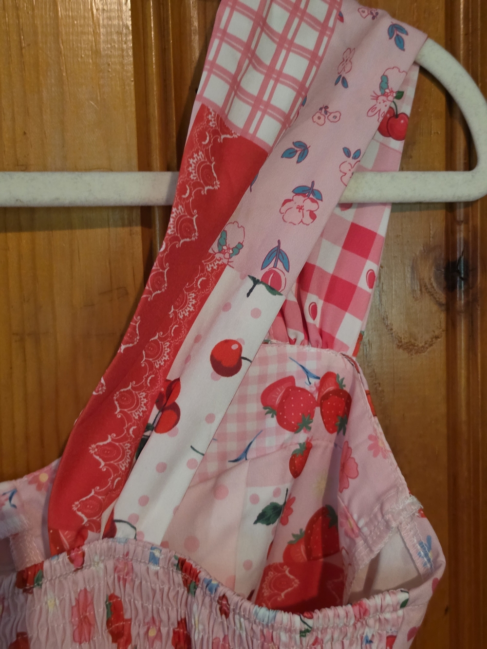 Pink Cherry Patchwork Sundress - Picture 14 of 16